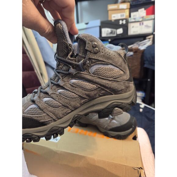 Merrell Women's "Moab 3 Mid Waterproof Hiking Boot" Size 6.5 - NEW - Picture 13 of 16